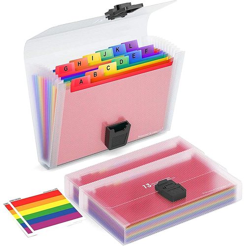 Ershi-2 Organiseur De Reçus, Trieur Extensible Petit Portable, Organisateur Fichiers Accordéon, A6 Taille 13 Pochettes, Pour Chèqu[2798]