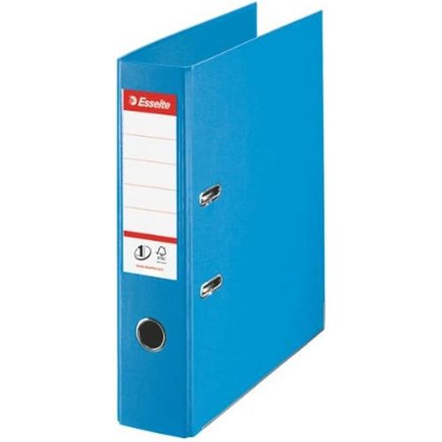 Classeurs À Levier A4 N°1, Bleu Clair, Dos De 75 Mm, Plastique, Lot De 1, Gamme Vivida
