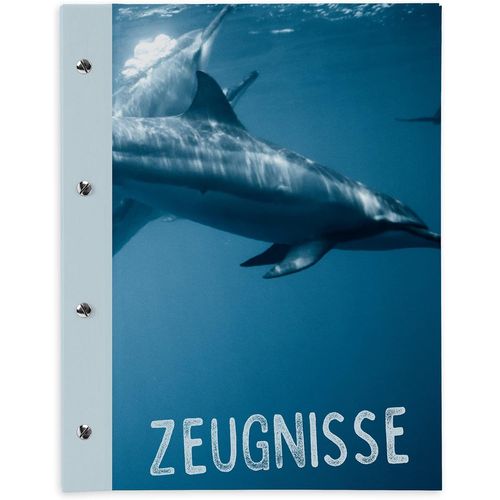 Eryi-Porte-Documents Extensible Avec Vis Pour Enfants, Adolescents, Adultes, Filles, Garçons, Étudiants (Dauphin)