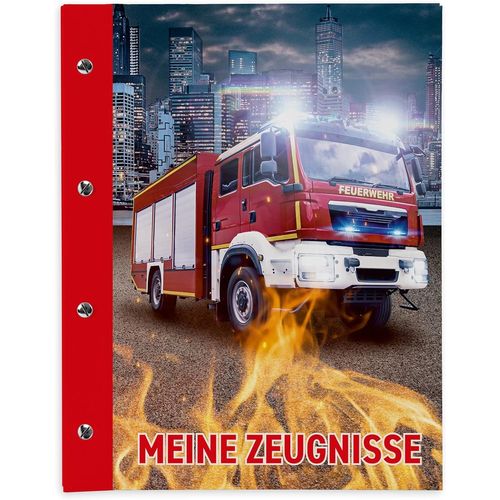 Eryi-Porte-Documents Extensible Avec Vis Pour Enfants, Adolescents, Adultes, Filles, Garçons, Étudiants (Pompiers)