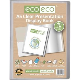 Tianyi-Eco126 Porte-Vues Transparent À 10 Pochettes Format A5 50% Recyclé