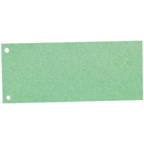Intercalaires Trapèze De Séparation, Carton 1/3 Feuille A4, Lot De 100, Extra-Large, Vert, 100% Recyclé