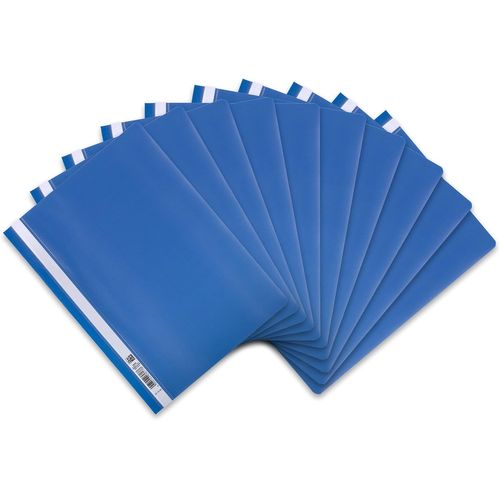 Eryi-Lot De 10 Chemises A4 En Plastique Bleu