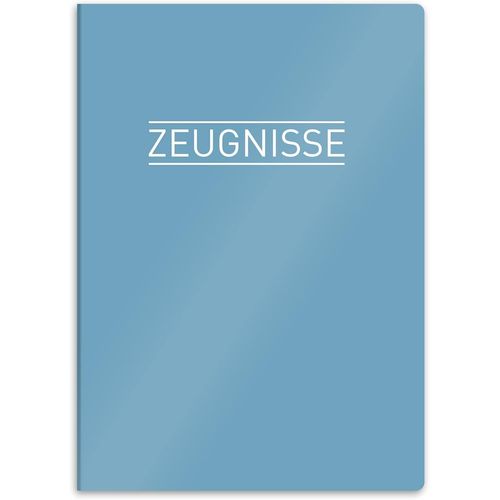 Porte-Documents Robuste Avec Motif Din A4 - 20 Pochettes Solides - Pour Enfants, Adolescents, Étudiants, Filles, Garçons (Bleu)