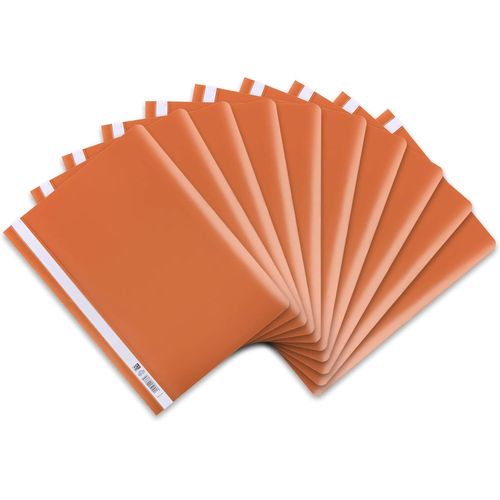 Eryi-Lot De 10 Chemises En Plastique A4 Elba 100742 Moderne 31 X 22,8 X 0,3 Cm Orange.