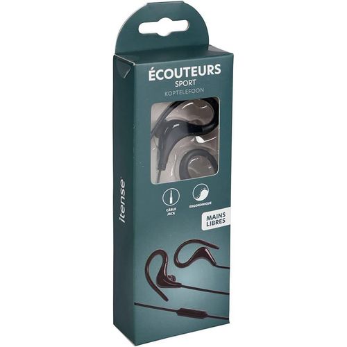 ERSHI-itense - Ecouteurs pour Le Sport, kit écouteurs pour Le Sport - Forme Ergonomique - Puissance sonore: 90db - avec Prise Jack[253]