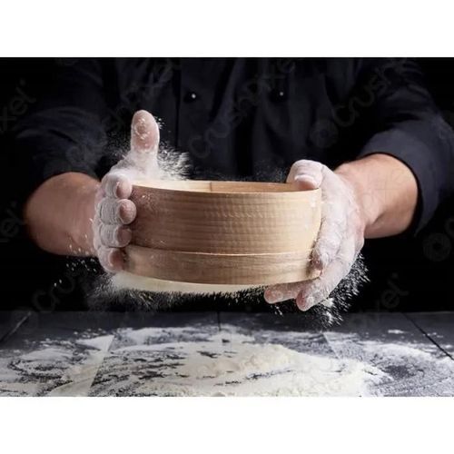 Tamis Artisanal En Bois Algérie Ø 20 Cm, Maille 14, Moyenne