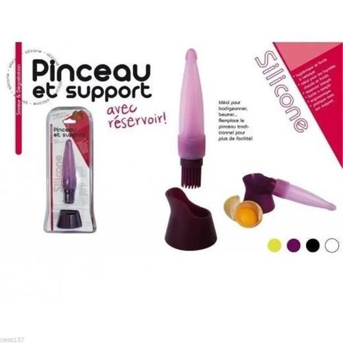Pinceau À Pâtisserie En Silicone Avec Support