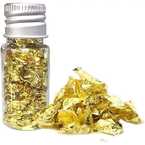 Flocons D'or Alimentaire Comestibles Patisserie Gateaux Orientaux 80ml