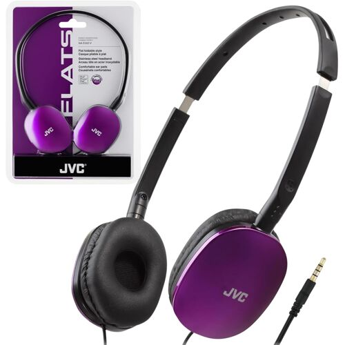 KAL-Has160V Flats Lightweight Folding Headphones On Ear Violet
