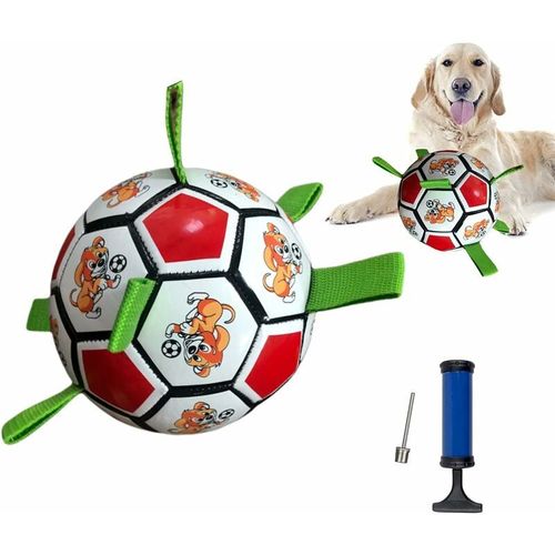 Jouet Pour Chien Balle Chien Indestructible Ballon Pour Chien Increvable Ballon Chien Balles Interactives Pour Chien Les Chiens Jouent À L'intérieur Et À L'extérieur , Envoyer Une Pompe À Air