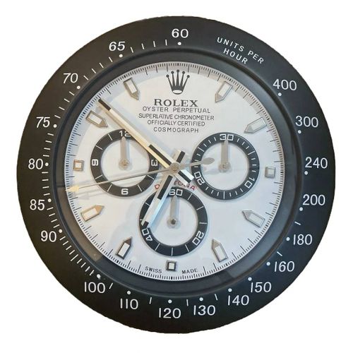 Rolex Daytona Panda, noir et blanc | Horloge murale