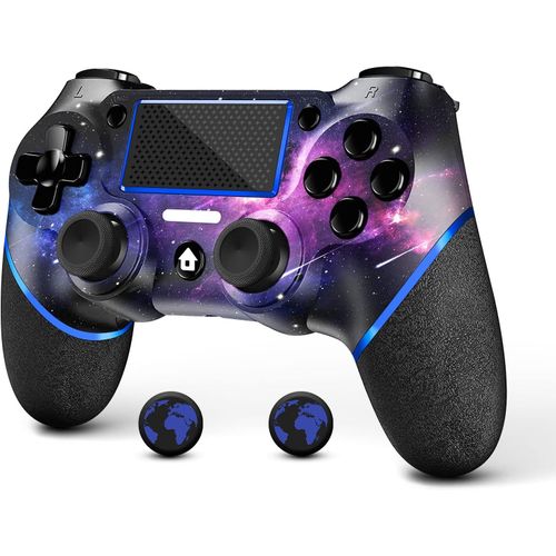 Wireless Controller Remplace Le Contrôleur Ps4,La Poignée De Jeu Sans Fil À Double Vibration Et La Batterie Rechargeable,Compatible Avec Ps4