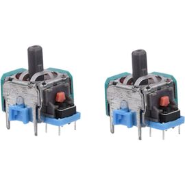 2 Pièces Joystick Analogique 3D,Ps4 Module De Remplacement Manette Uniquement San Fil Rocker Contrôleur Analog Stick Thumbstick Sensor Jeu Bascule Sonde Capteur Potentiomètre Bâton Vert