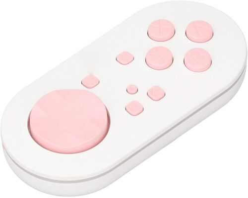 Mini Contrôleur De Manette De Jeu Bluetooth Pour Application Anki, Mini Contrôleur Bluetooth 4 Modes, Manette De Jeu Rétro 200 Mah Avec Veille Automatique, Alerte De Charge, (Pink)