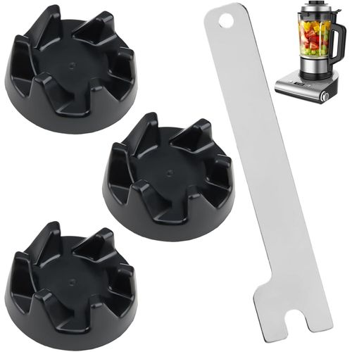 Lot De 3 Pièces Coupleur 9704230 Compatible Avec Ksb5,Blender Engrenage Avec Outil De Suppression, Engrenages Pour Blender Kitchenaid,Pieces Détachées De Mélangeur[Z384]