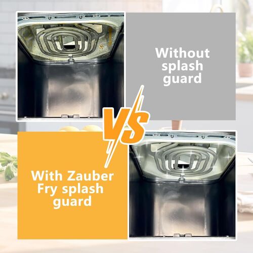 Accessoires Ninja AF400EU, 2 protections anti-éclaboussures en silicone pour friteuse à air chaud Ninja Foodi Max Dual Zone AF400EU, compatible avec AF451EU, DZ401 - Accessoires Ninja