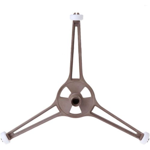 Support de Plateau Triangulaire en Plastique pour Four à Micro-Ondes pour Plaque de Verre Plate de 24,5 cm