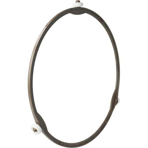 Support plateau tournant universel de 19cm pour micro-ondes compatible avec Bosch,Siemens,AEG,Severin-marron/blanc