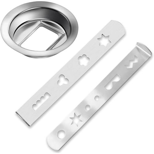 2 Pièces Accessoire Pâtisserie Pour Hachoir, 8 Formes Moule À Pâtisserie, Hachoir À Biscuits Et Accessoire De Pâtisserie, Acier Inoxydable Accessoire Pour Biscuits Accessoire Kitchenaid[Z139]