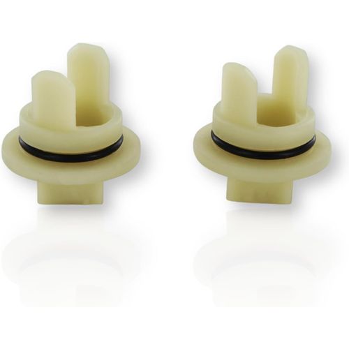 2x Accouplement pour hachoir à viande pour Bosch MWF1 MUM4 MUM5 MUZ4 MUZ5 Siemens MF1 MK44 MX45 00418076 418076 Raccord pour arbre d'entraînement ProfiMixx Champion robot de cuisine