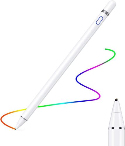 Stylet Tactile pour Tablette Android,Stylo Écran Capacitif Universel 1,5mm Stylet à Pointe pour écrire, Dessiner Compatible avec iPad iPhone Samsung Huawei XiaoMi