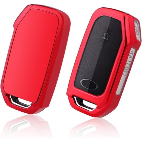 Ki¿ Ev6/ Sportage Nq5 Ql/Ceed Proceed Xceed/Niro/Sorento/Soul/Stinger/Rio 2018-2024 2025 Coque De Protection Pour Clés De Voiture En Gel De Silice Tpu [Rouge (5 Boutons)]