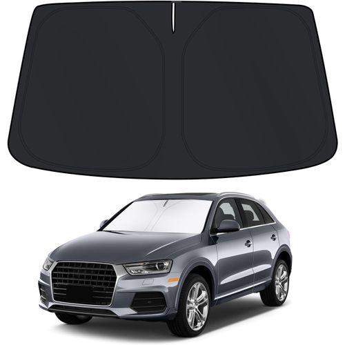 Kalanka-Pare-Brise Pare-Soleil Pour Au.Di Q3 2013-2016 Accessoires, Pare-Soleil Pour Pare-Brise Avant, Protecteur De Protection De Pare-Brise De Voiture Contre Les Rayons Uv, Pliable Et Portable