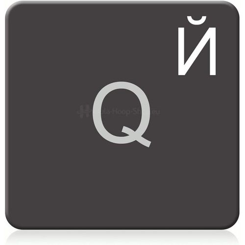 Russie Clavier Autocollant Macbook [Blanc - 14X14Mm] Clavier Lettres Autocollant Russe