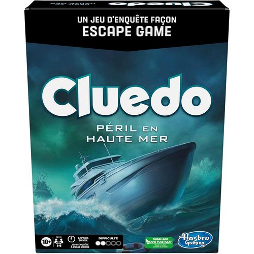 Eryi-Cluedo Péril En Haute Mer, Jeu De Mystère Façon Escape Game, Jeux De Famille Coopératifs, Dès 10 Ans, 1 À 6 Joueurs, Jeux De Société