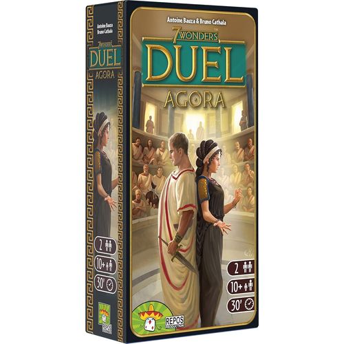 Hamiltion-Repos Production | 7 Wonders : Duel-Extension Agora | Jeu De Société | À Partir De 10 Ans | 2 Joueurs | 30 Minutes