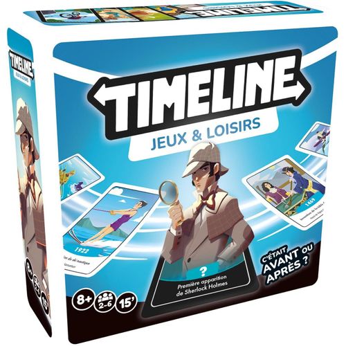 Asfasfq-Asmodee - Timeline Jeux & Loisirs - Jeu De Société Culturel Pour Enfants Dès 8 Ans - Jeu De Cartes Familial - Devinez Les Dates Des Evènements - 2 À 6 Joueurs - 15 Min - Version Française
