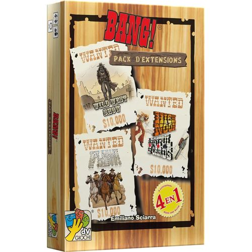 Dv Giochi - Bang ! Pack D'extensions - Jeux De Société - Jeux De Cartes À Partir De 8 Ans - 4 À 7 Joueurs - Version Française