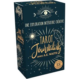 Dusserre-Tarot Journaling|Jeu De Cartes Introspectif|78 Cartes De Questions & 15 Cartes De Conseils |Vidéo D'explication| Boite Rigide|Cartomancie