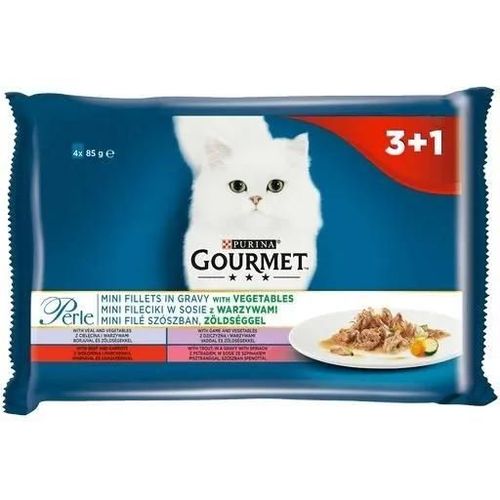 Pâtée - Gourmet - Purina 7613037552652 - Buf - Adulte - 85g