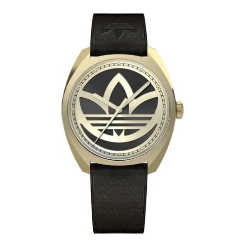 Montre Homme - Adidas - Aofh22512 - Dorée - Cuir - Étanchéité 5 Atm