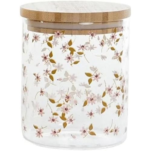 Pot borosilicate décoré - ITEM - Liberty - 12x10x10 cm - 4 modèles - Design élégant