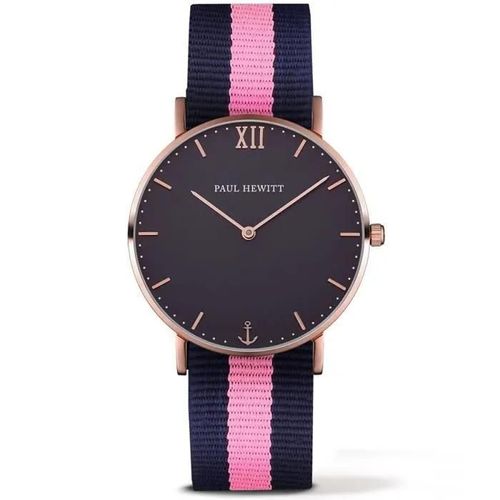 Montre Femme Paul Hewitt En Nato Bleu - Etanche 5 Atm - Quartz - Verre Minéral