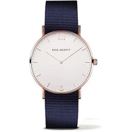 Montre Mixte Analogique Quartz Paul Hewitt Avec Bracelet En Nylon Ph-Sa-R-St-W-N-20s