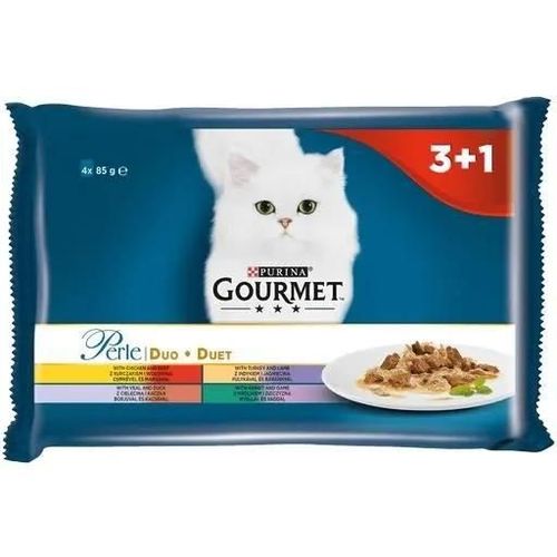 Nourriture Humide Pour Chats - Gourmet - Pâtée - Saveur Lapin - 85 G - Adulte