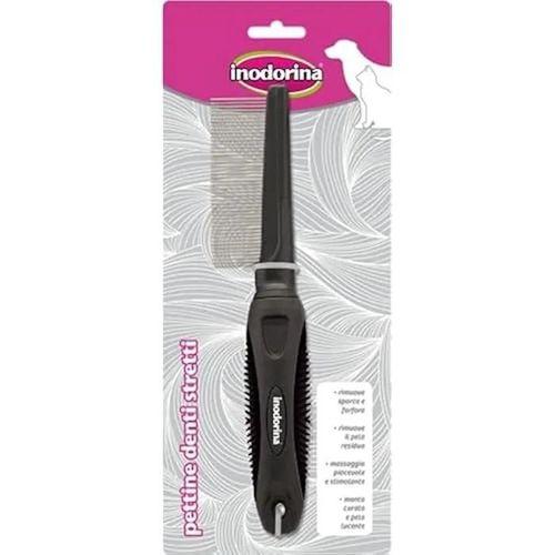 Peigne À Dents Étroites - Inodorina - Grooming - Élimine Les N?uds - Élimine Les Pellicules - Pour Chien