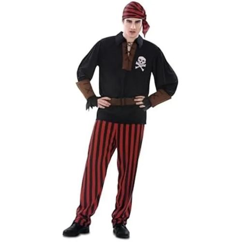 Jouet - Viving - Déguisement Pirate - Taille Xxl - Inclus: Bandana, Chemise, Pantalon