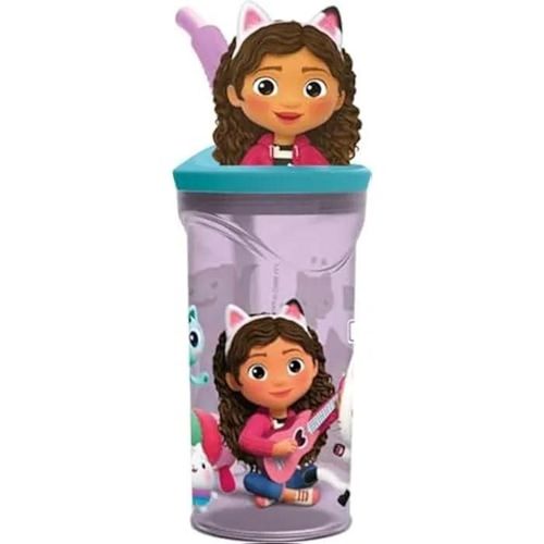 Jouet - Safta - Gabby's Dollhouse - Gobelet 3d 360 Ml - Multicolore - 9 X 23 X 6 Cm