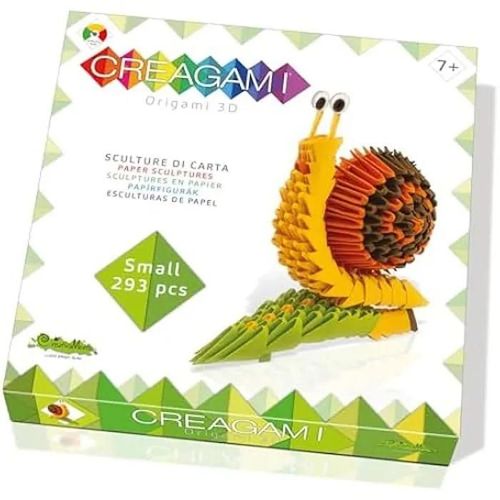 Créagami - Creativamente - Small - Kit D'origami Modulaire - Sculpture 3d - Pliage Créatif