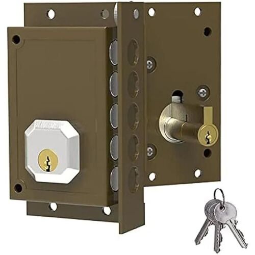 Serrure Surp. - Dorcas - C9222 - Dorée - Sécurité Renforcée - Design Élégant