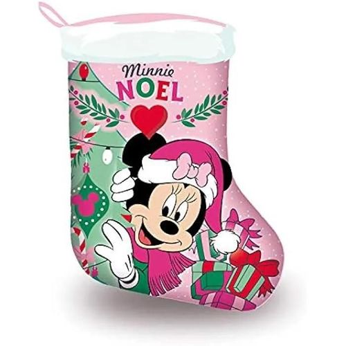 Chaussette de Noël - ARDITEX - Minnie Mouse - Rouge - 42 cm - Design Charmant