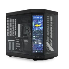 Boîtier PC - Hyte - Y70 Touch Infinite ATX - Noir - Panneau en verre - Multiples ports USB