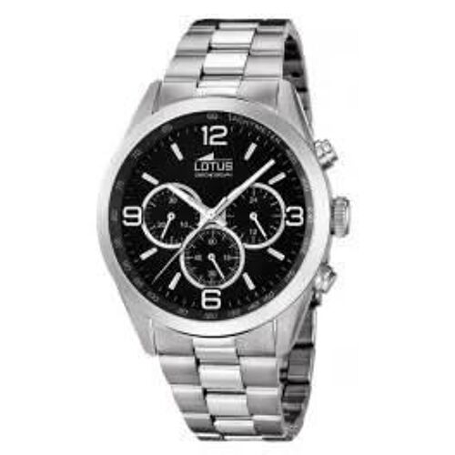 Montre Homme Lotus 18152/2 Acier Cadran Fond Noir