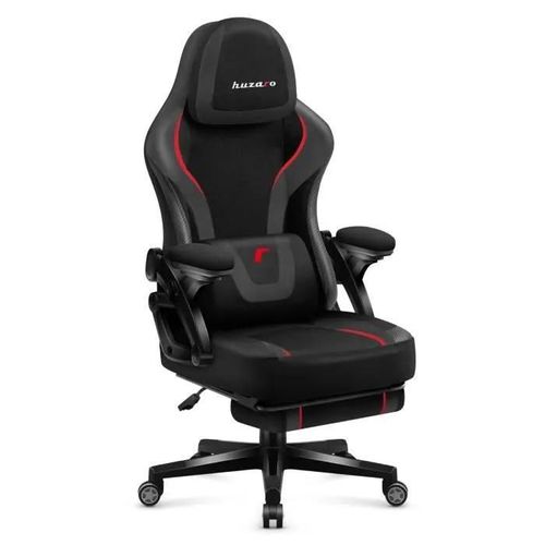 Chaise Gaming - Huzaro - Force 4.6 - Ergonomique - Réglable - Repose-Pieds Extensible