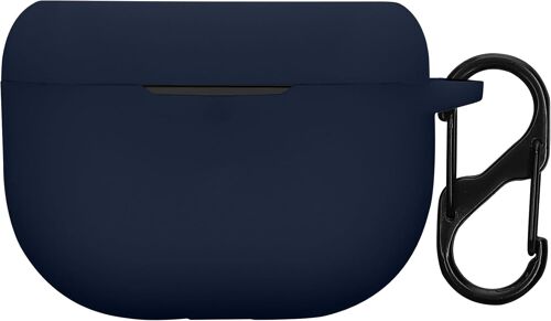 Earphone Case Compatible with Jabra Elite 8 Active - Protective Silicone Case - Dark Blue